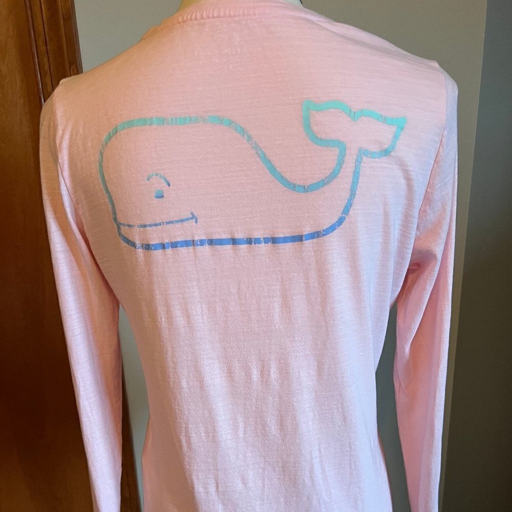 Vineyard Vines Long Sleeve Pink T-shirt, Size XS